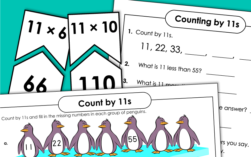 Multiply by 11 Worksheets