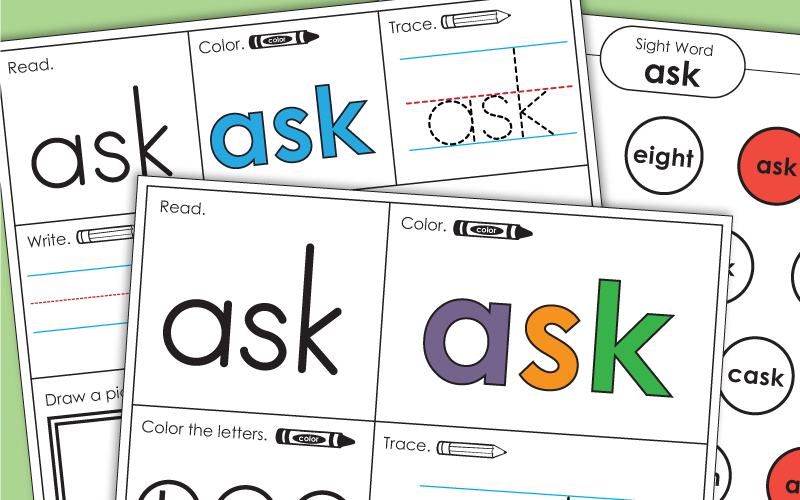 Sight Word: ask