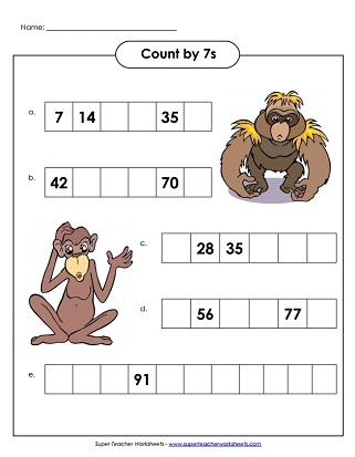 Multiplication Worksheets (Printable)
