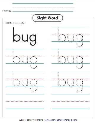 Tracing Words: Bug