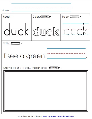 Sight Word - Duck