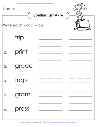 Spelling Grade 1 Write Twice