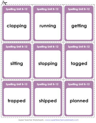 Flashcards Spelling Grade 2