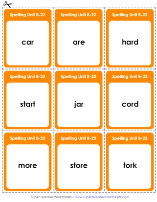 Spelling Grade 2 Flashcards