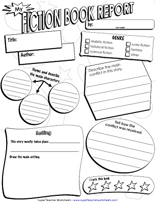 Printable Book Report Poster