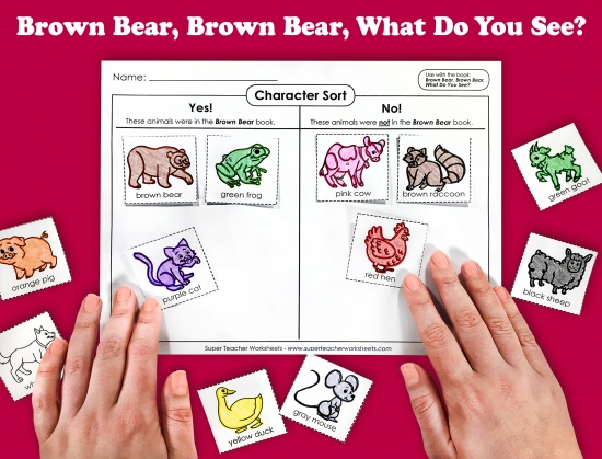 Brown Bear, Brown Bear, What Do You See? Activities