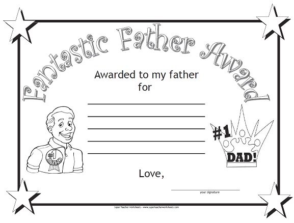 A Father's Day Award
