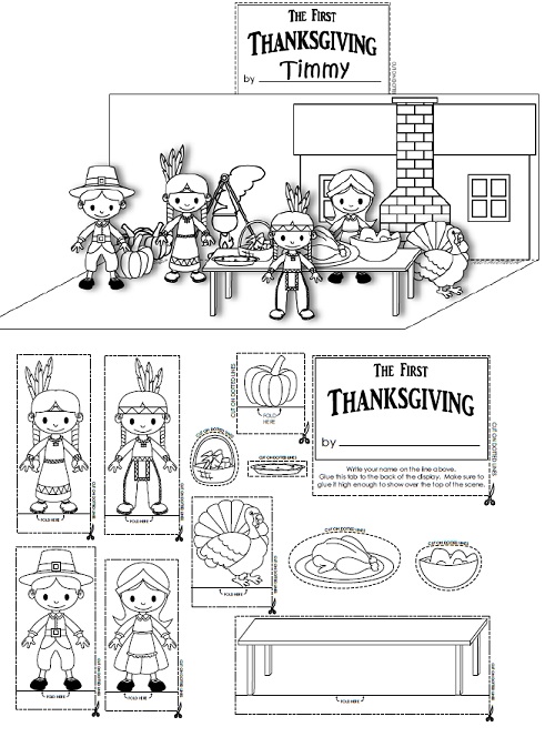 Thanksgiving Diarama