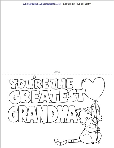 Mother's Day Card for Grandma