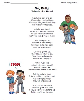 An Anti-Bullying Poem