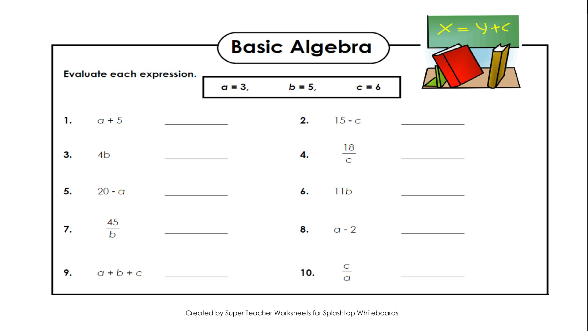 1920algebra1.jpg (1920×1080) Super teacher worksheets