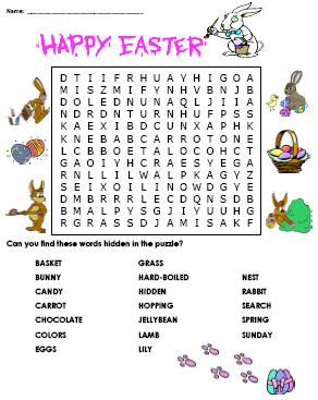 Easter Word Search