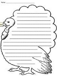 Thanksgiving Lined Paper