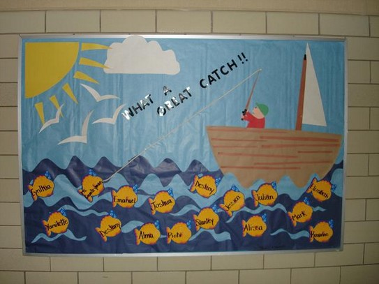 back to school bulletin board