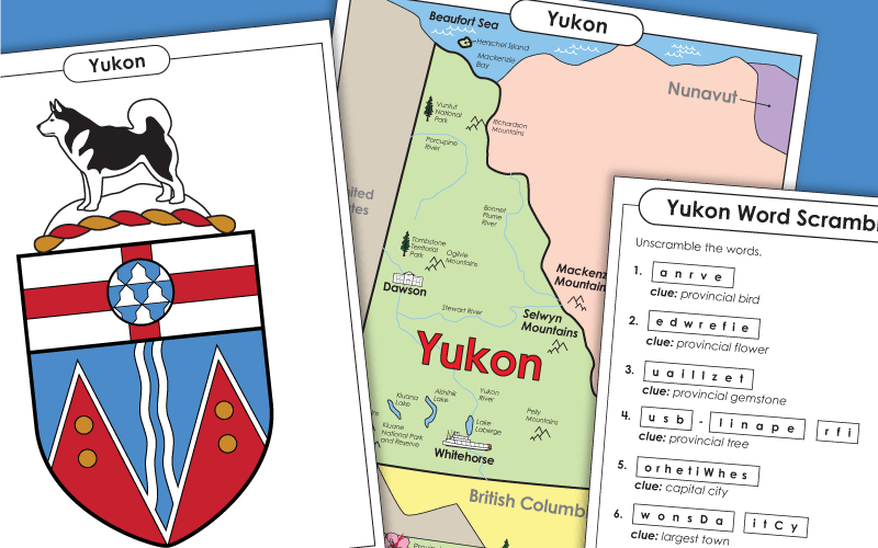 Yukon Territory Worksheets