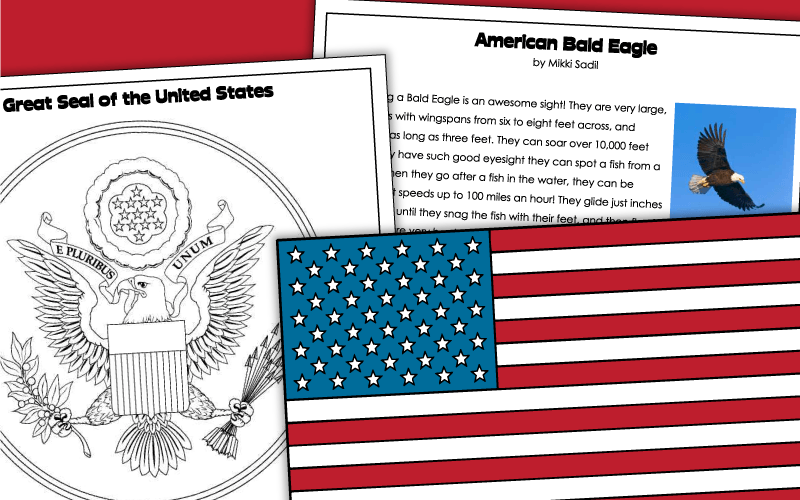 Patriotic Symbols Worksheets