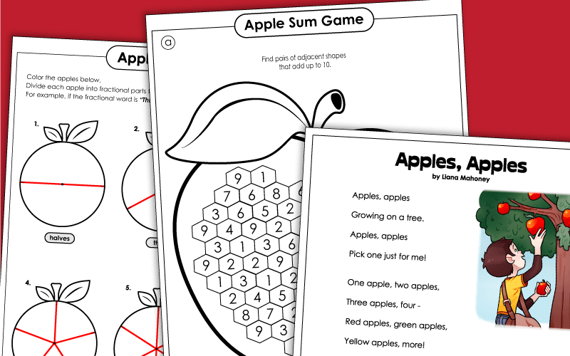 Apple Worksheets