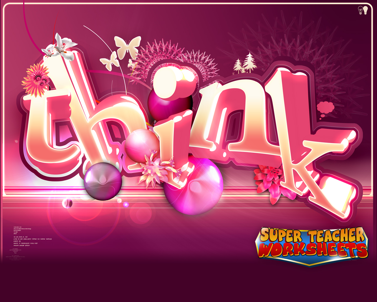 think background