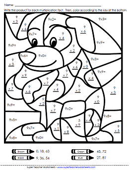 Easter Printable Coloring Pages on Multiplication Worksheets   Basic Facts