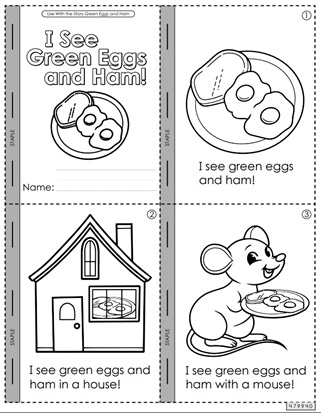 Green Eggs and Ham Worksheets