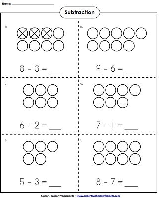 Subtraction Worksheets