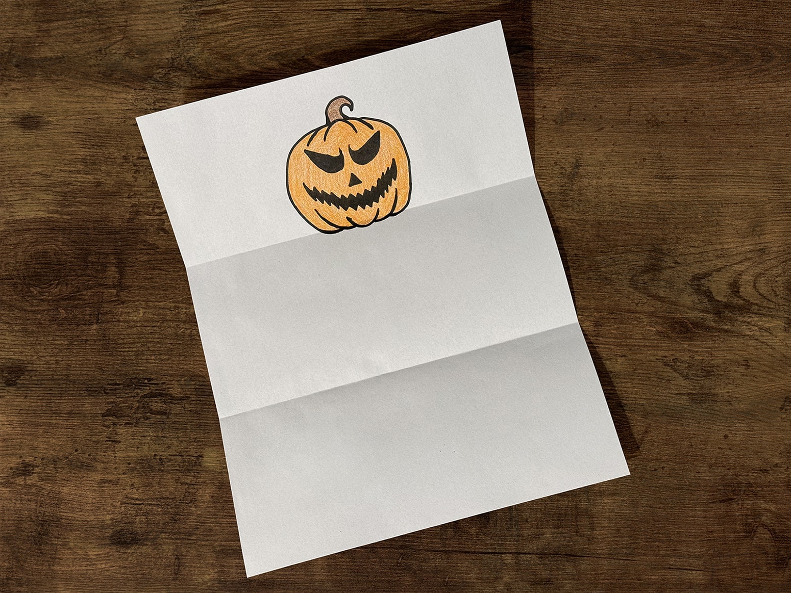 Creative Creatures Halloween Art: Step 2 Draw Head