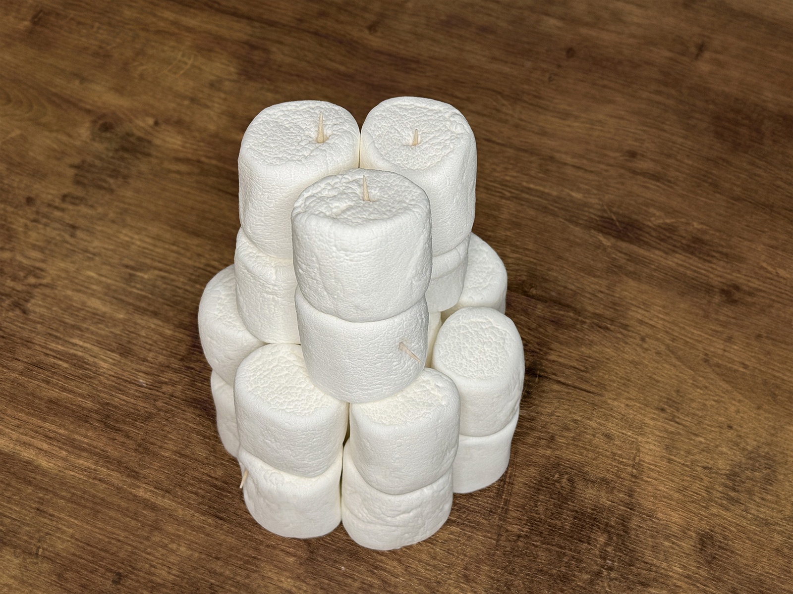 STEM classroom activity build snowman