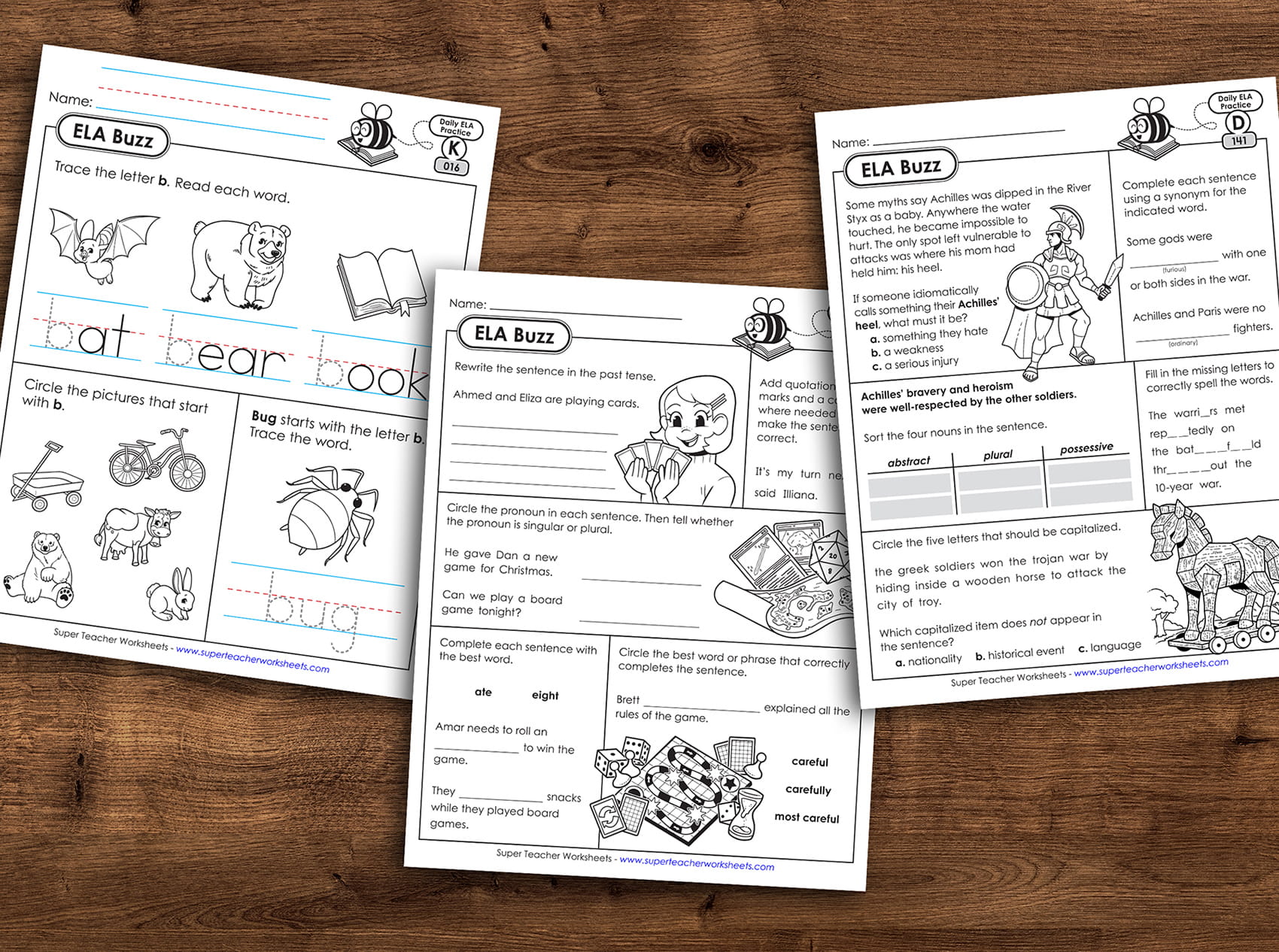Daily English-Language Arts Review: School Prep and Practice with ELA Buzz
