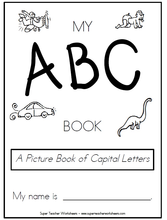 Printable Book of Capital Letters