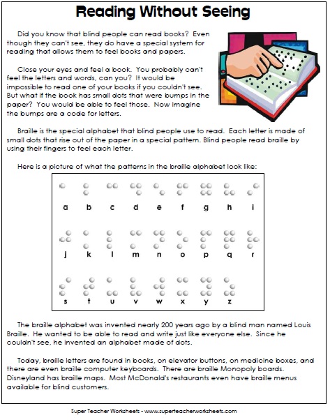 Braille: Reading Without Seeing