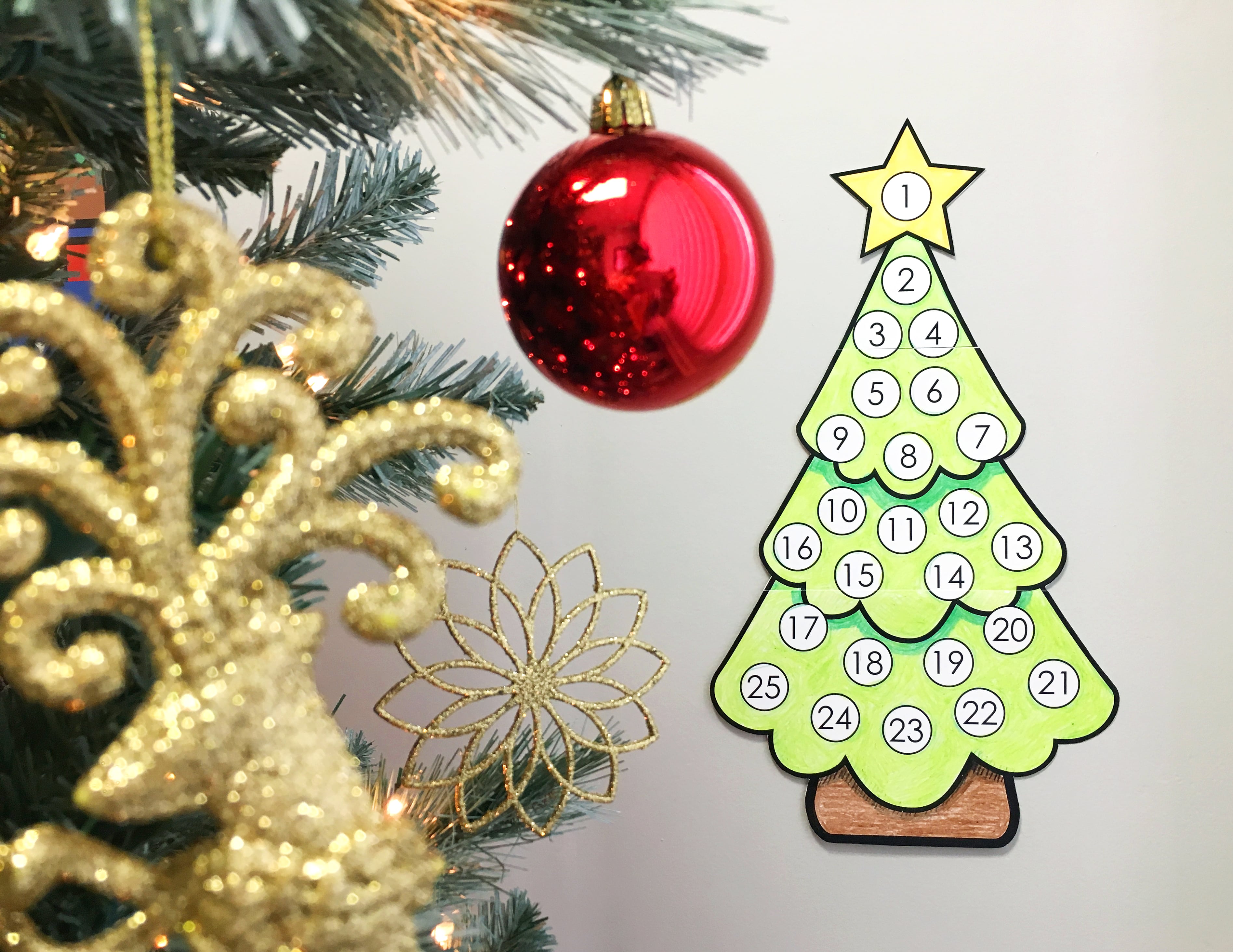 Countdown Christmas Tree