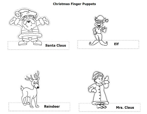 Christmas Finger Puppets