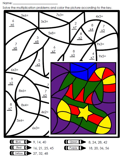 christmas mystery pictures coloring pages