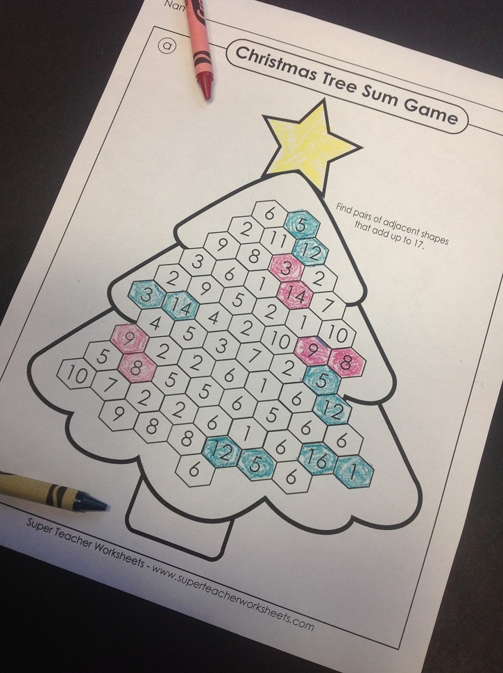 A Christmas Math Game