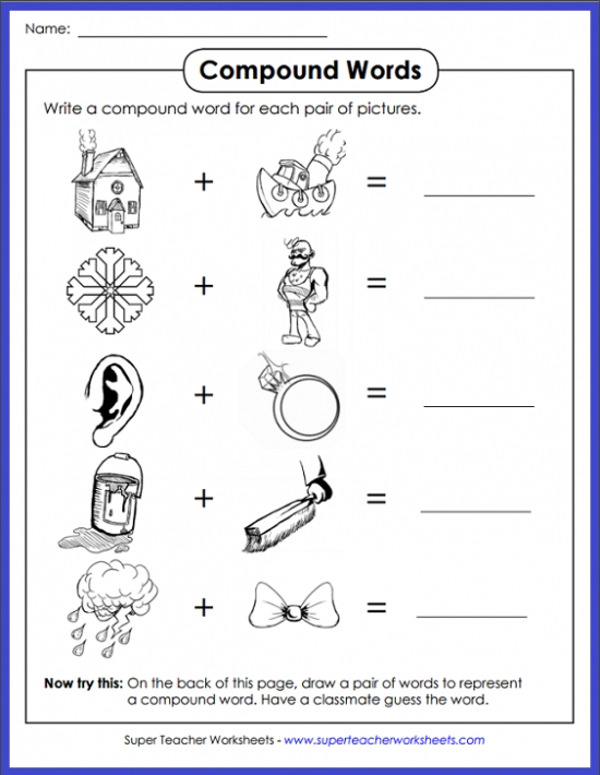 Compound Words Activity