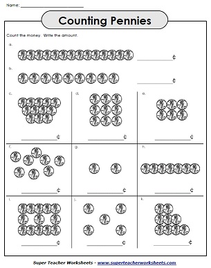 Counting Money: Pennies