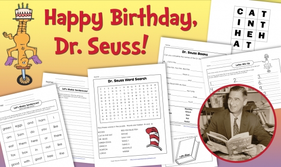 Dr. Seuss Worksheets