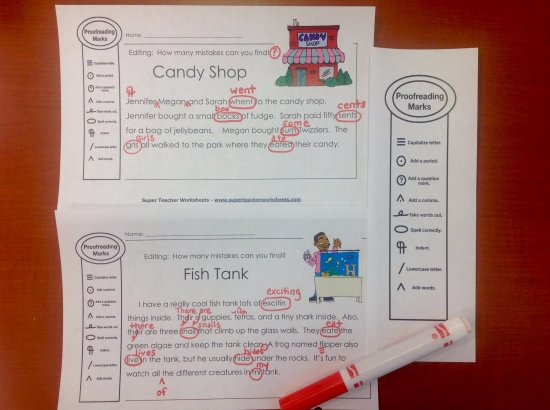 Free Printable Proofreading Marks Chart