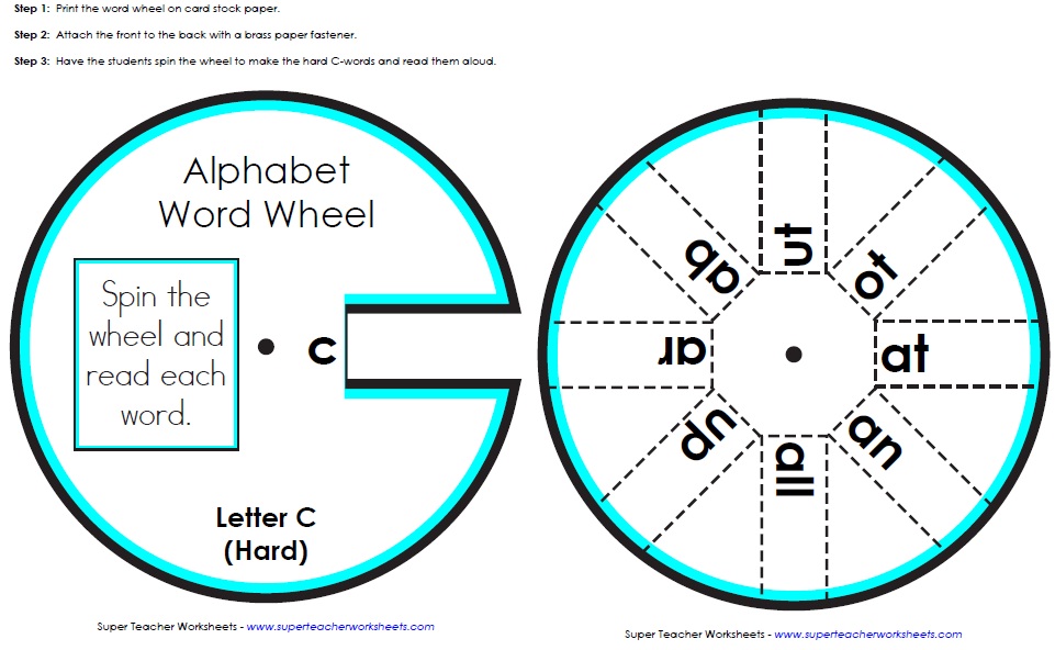 Word Wheel : Hard-C