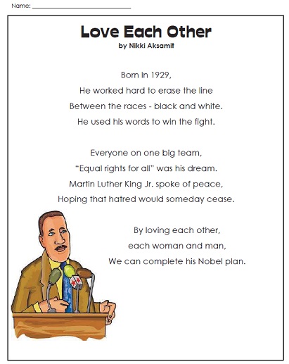 Martin Luther King Jr. Poem