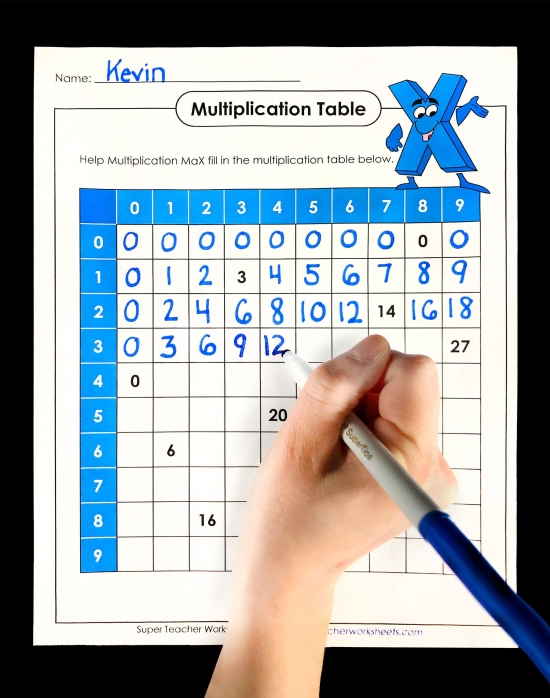 Time Table Chart 1 12 Games