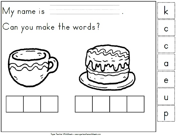 Phonics: Build-a-Word