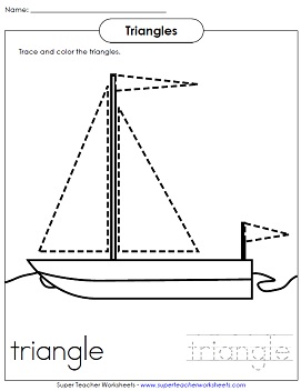 triangle sailboat worksheet