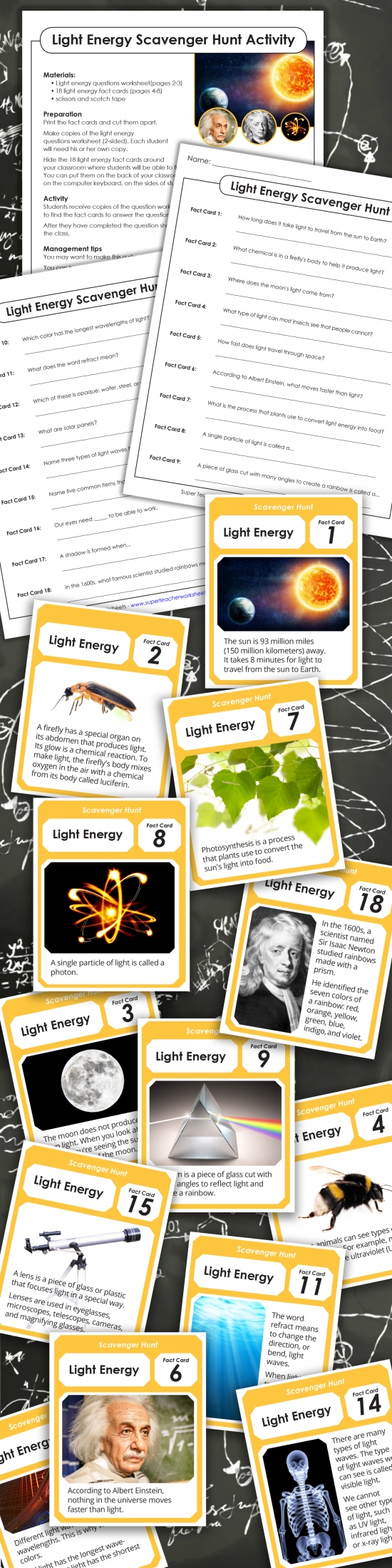 Light Energy Scavenger Hunt