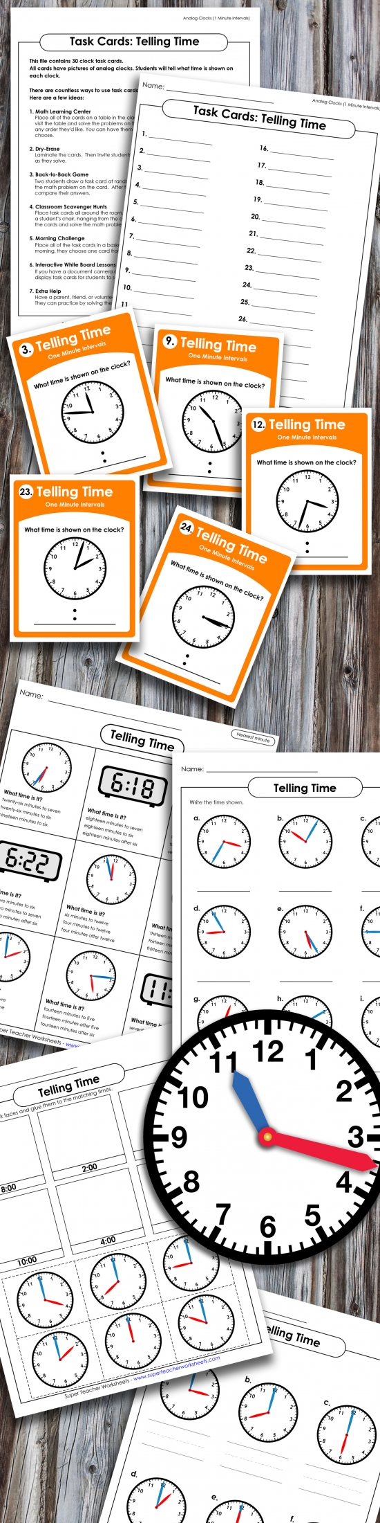 Telling Time Activities