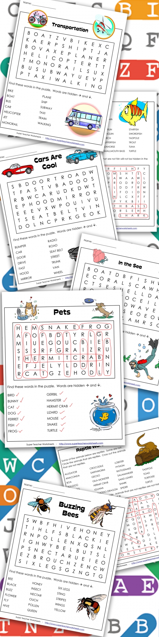 Word Search Puzzles