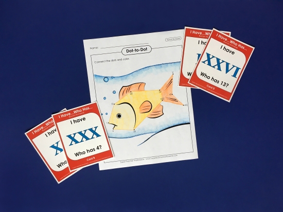 Roman Numerals Worksheets 