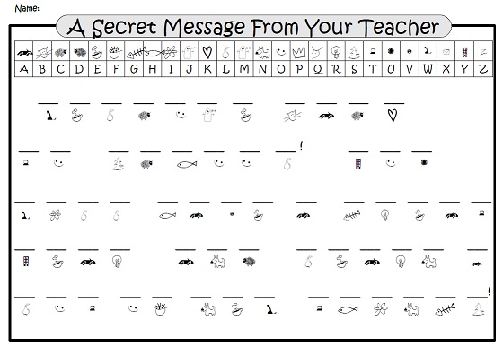 A Printable Puzzle for Back to School