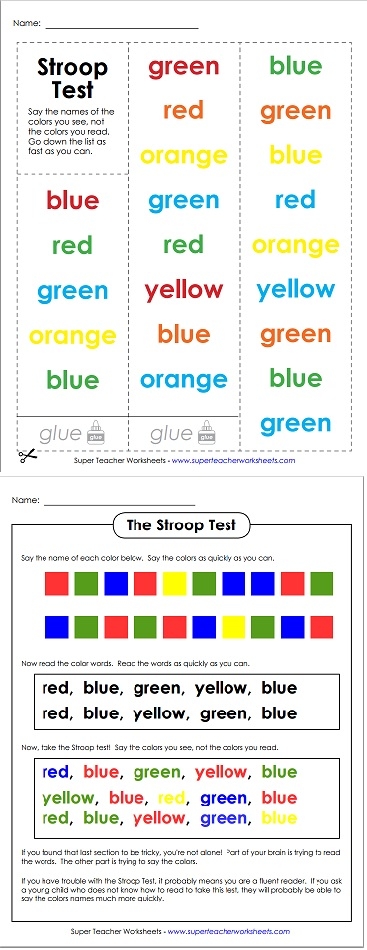 The Stroop Test
