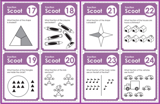 Fraction Scoot Game